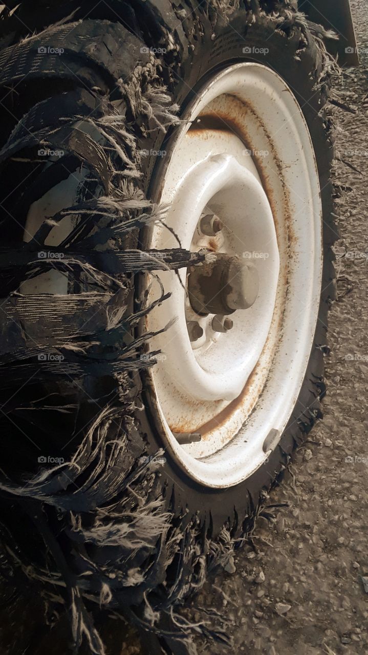 Blown Tire