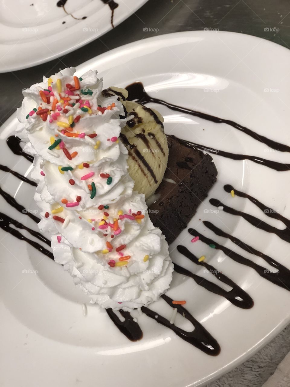 AMAZING!!!!! Mouth Watering Brownie Sundae for a Birthday .