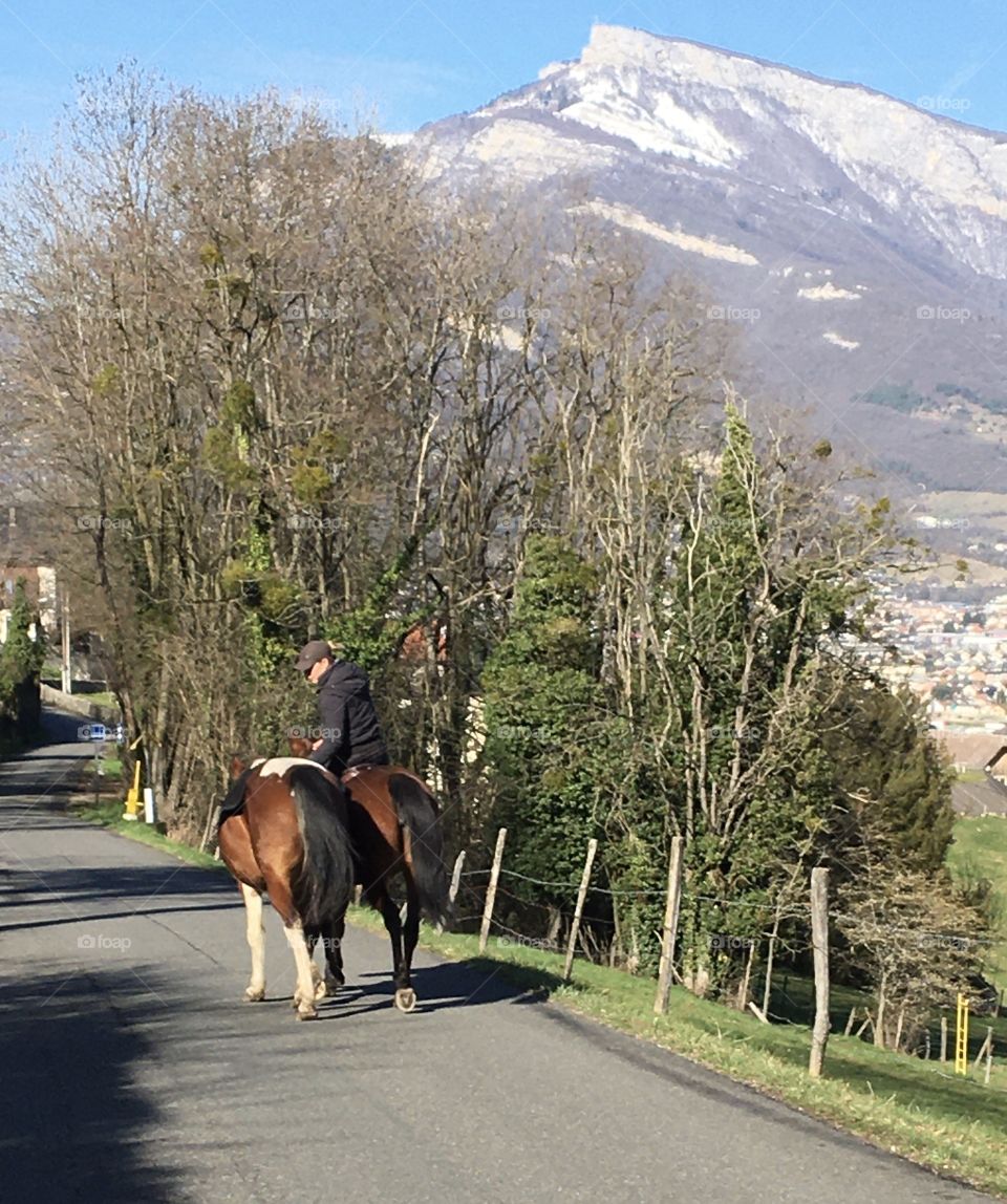 Country walk or ride