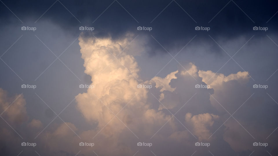 Clouds with uncountable changing faces and creatures.