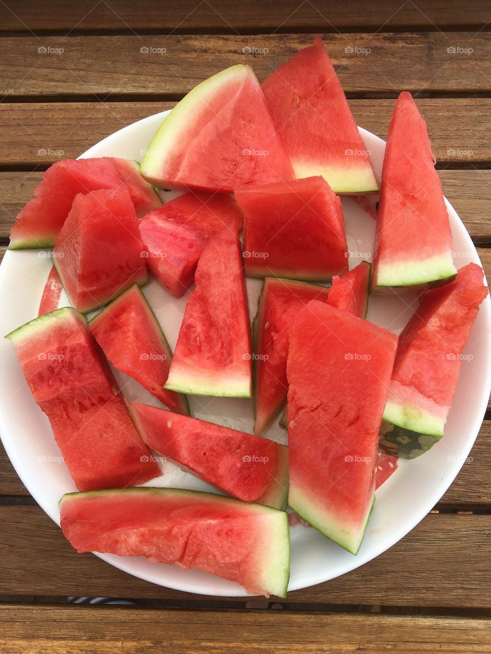 Pieces of watermelon 