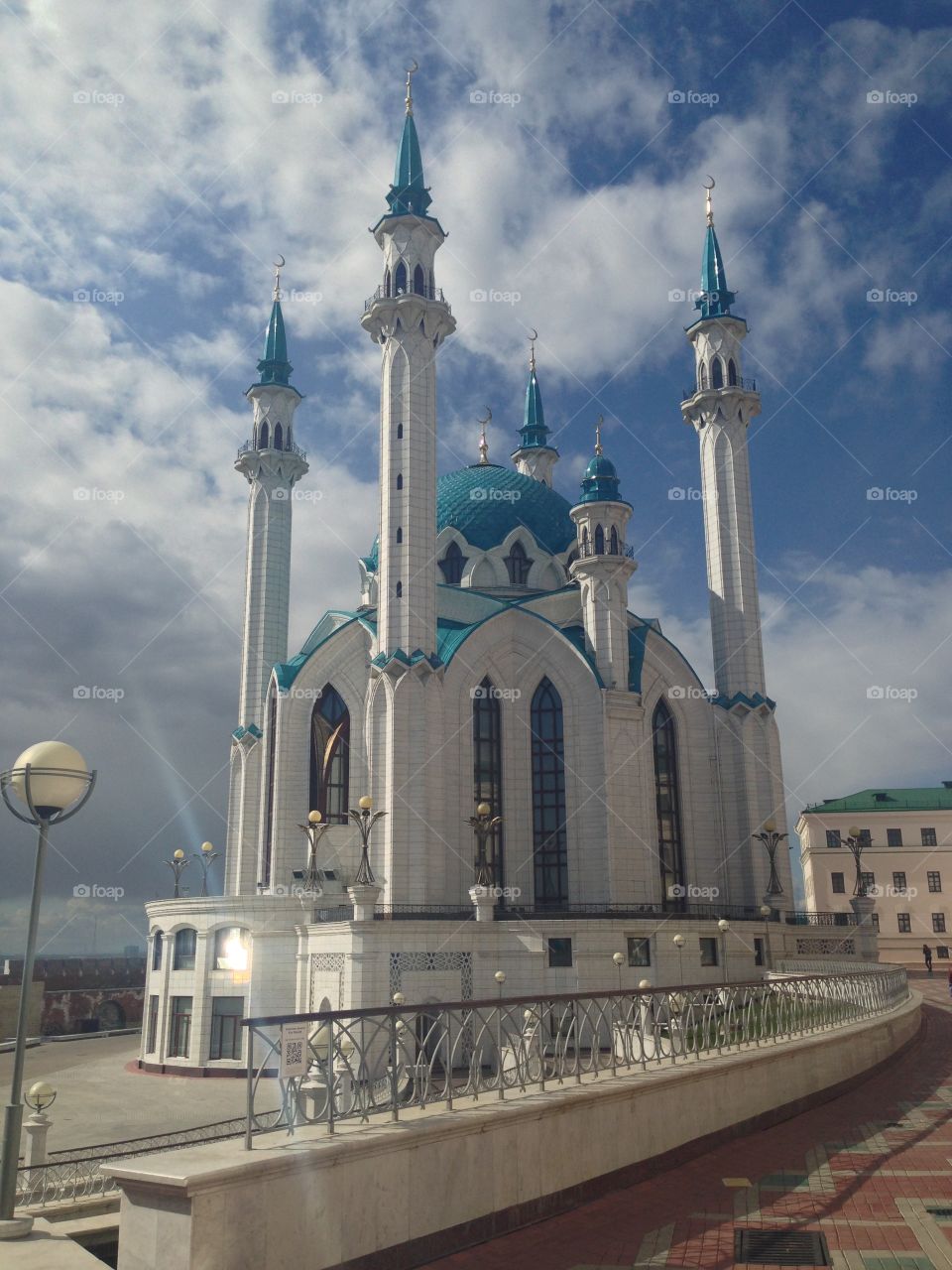 The Kul Sharif Mosque. The Kul Sharif Mosque Kazan Russia