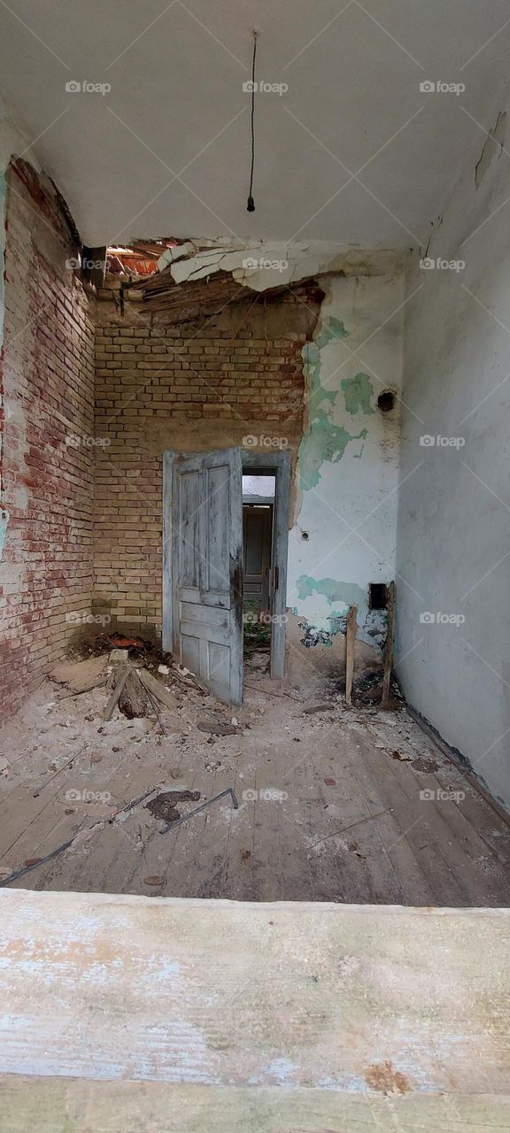 an old abandoned school