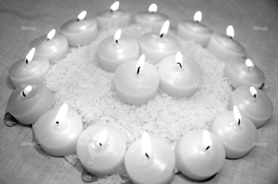 coconut candles