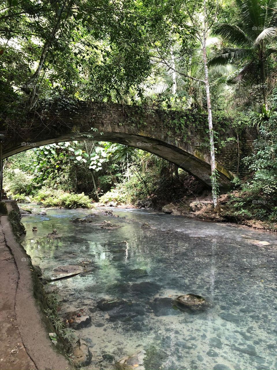 A bridge and a river