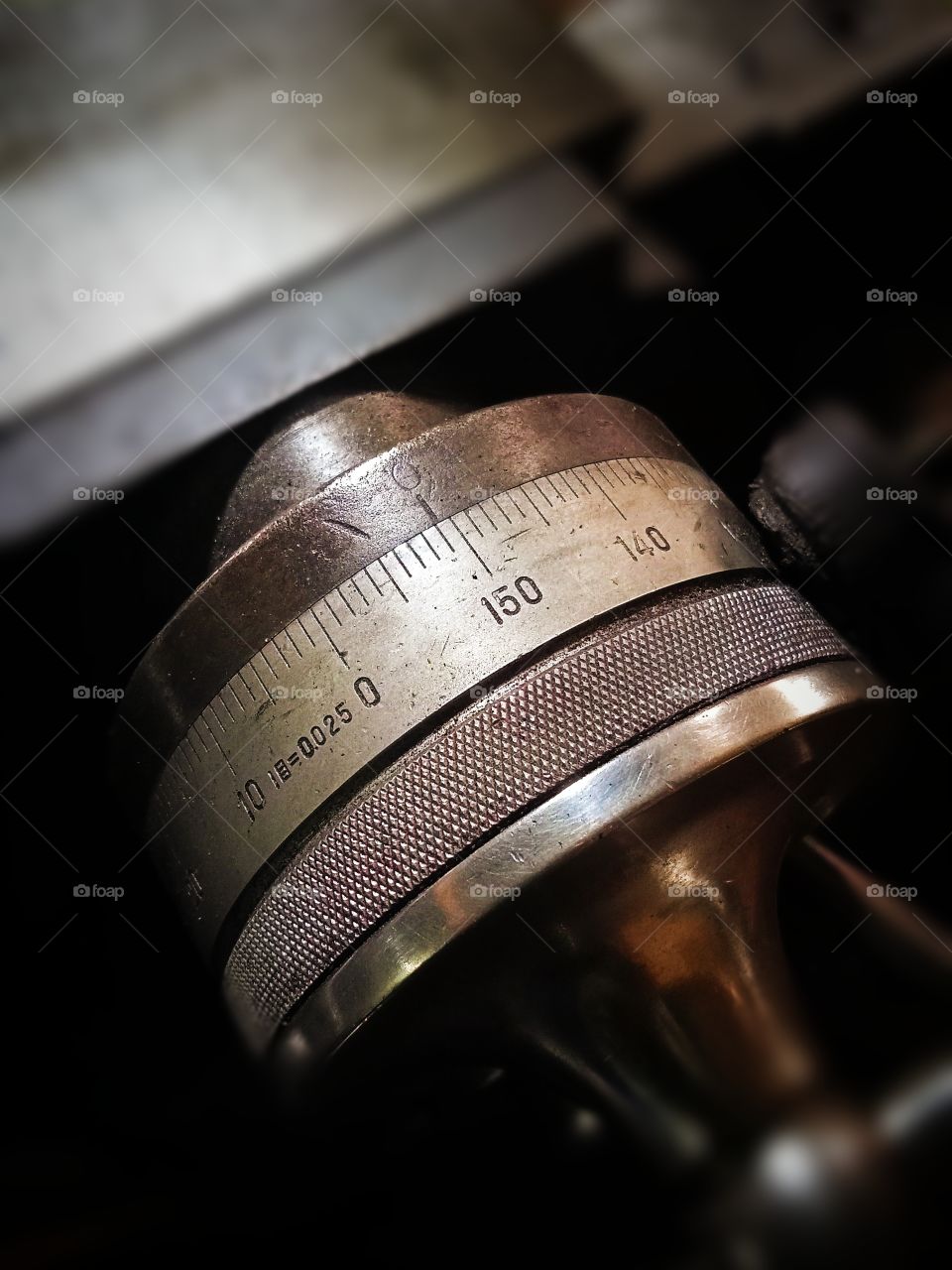 Machine tuning dial.