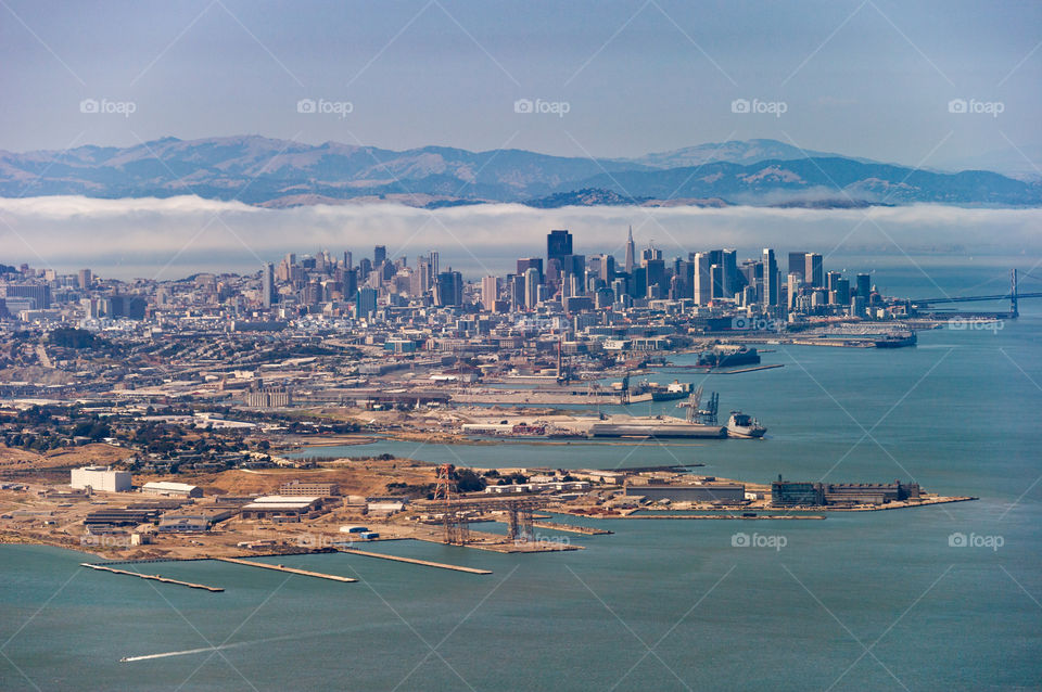Aerial view of San Francisco