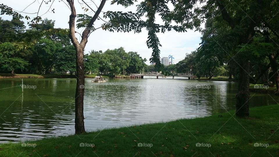 a park with a view  in Bangkok