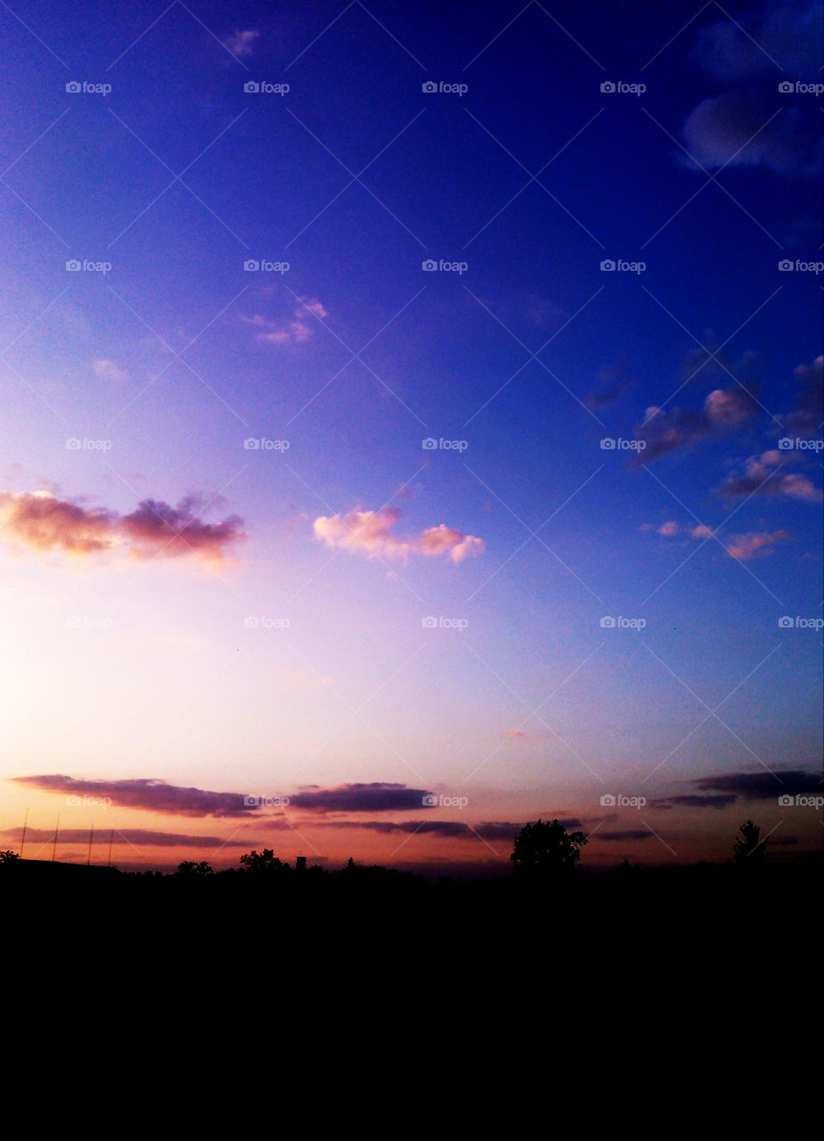 Закат, игра света...