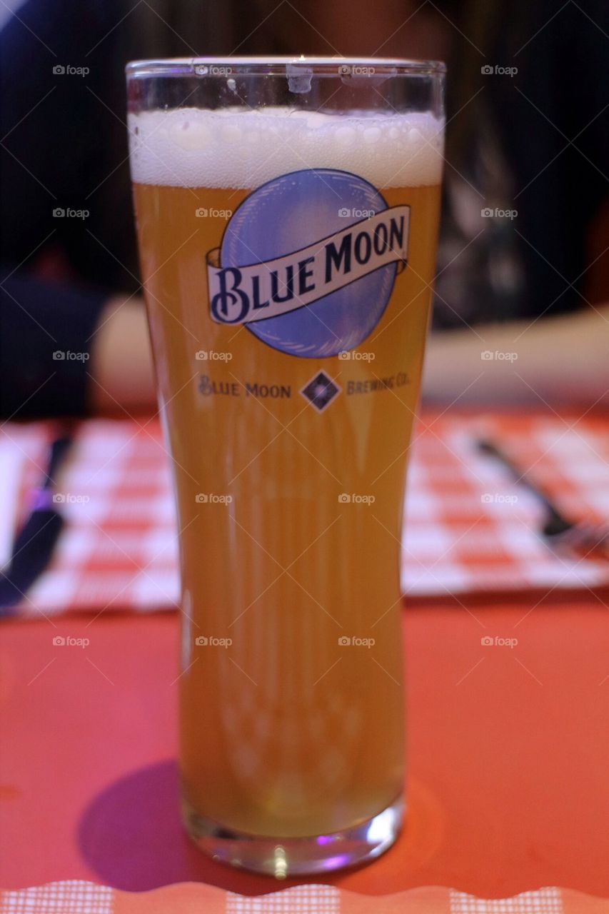 beer blue moon glass of beer unfiltered beer by Petalskull