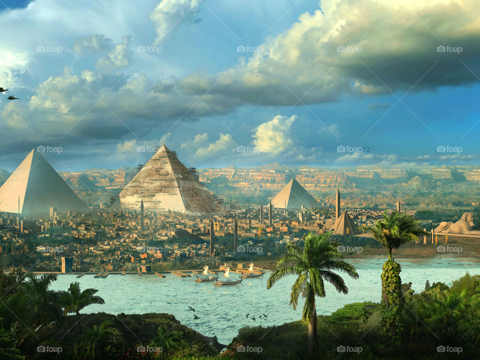 egypt-cityscape-pyramids-fantasy-art