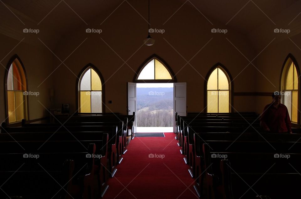 From the pulpit of a country church in Virginia