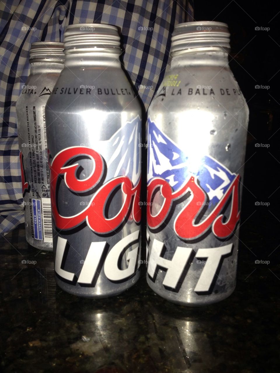 Coors cans