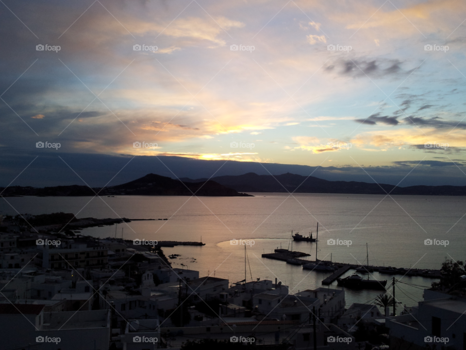 naxos sky sunset clouds by giannak