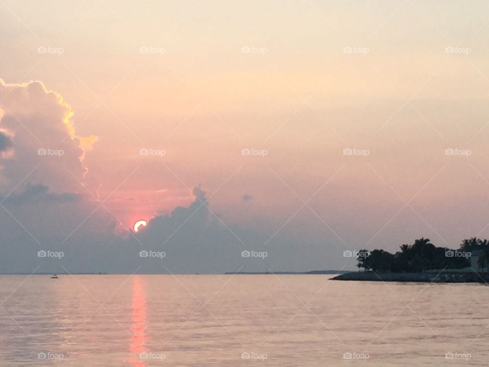 Water, Sunset, Dawn, Sea, Landscape