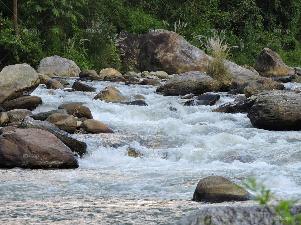 flowing river