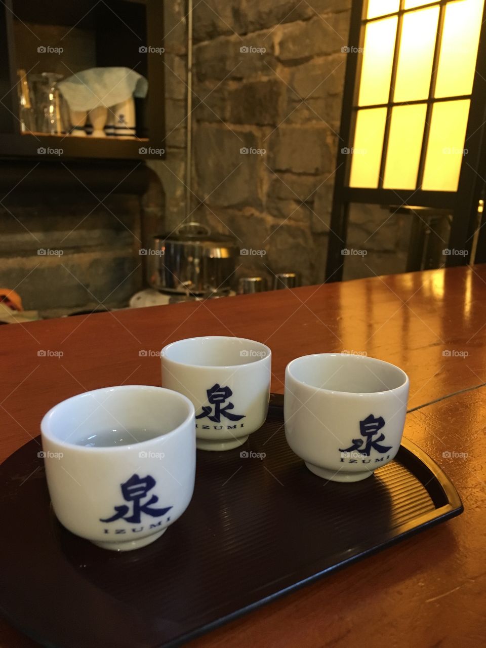 Sake sampling!