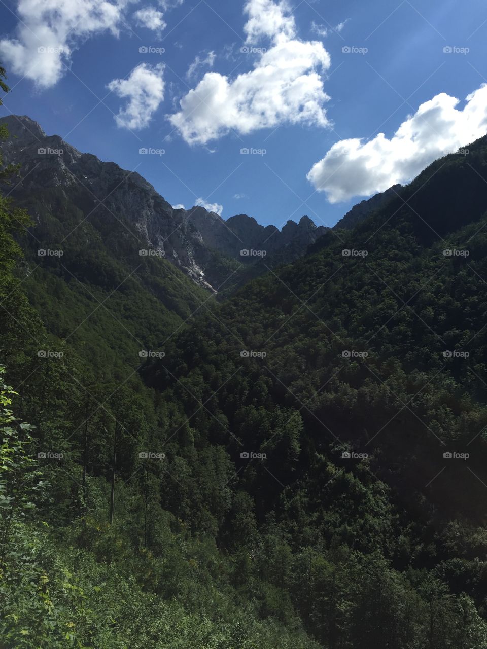 Beautiful slovenian mountains 