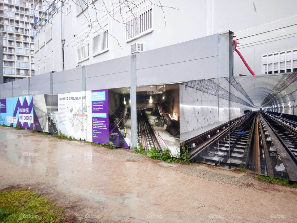 Devanture de chantier