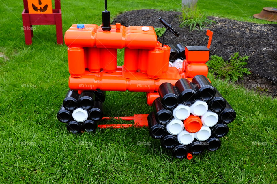Pop can tractor 
