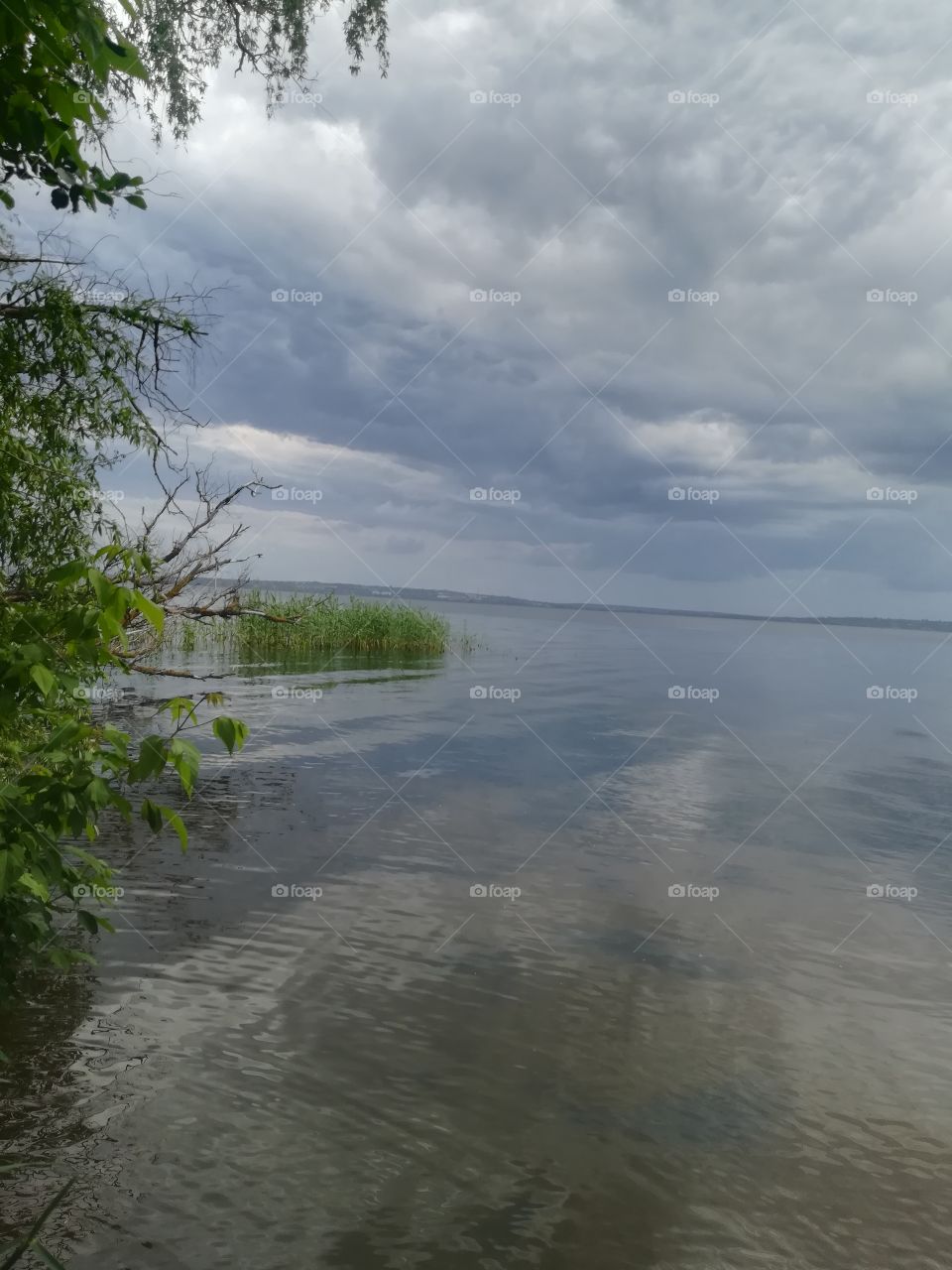 Sky and water