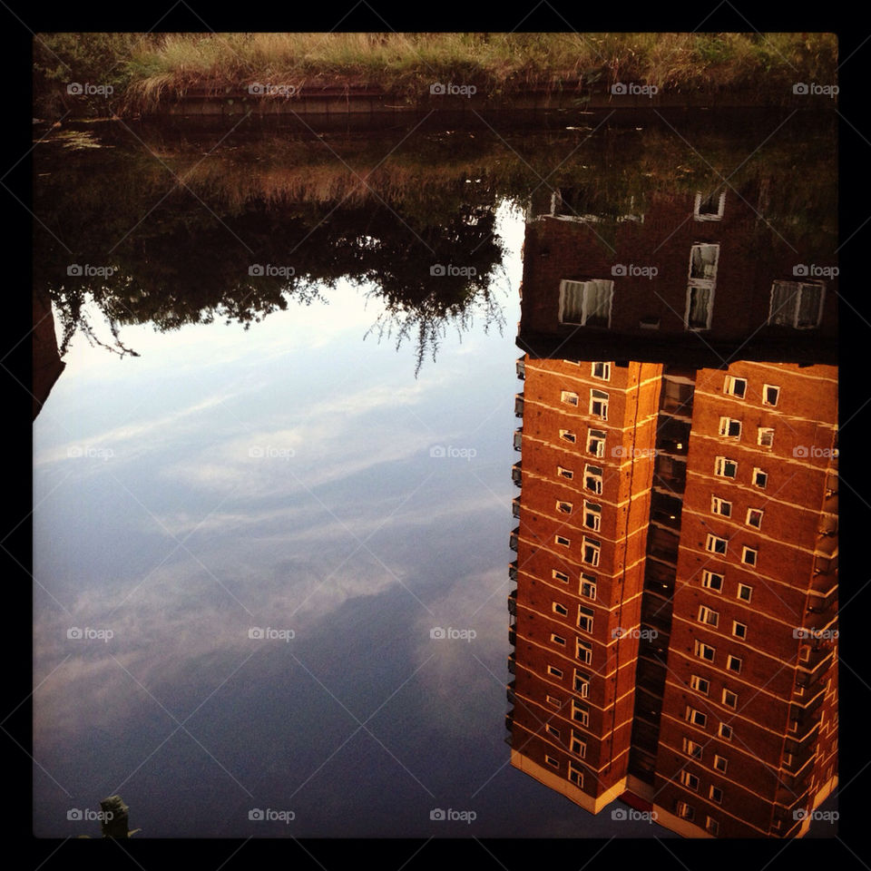 water flats reflection canal by jbrinkler