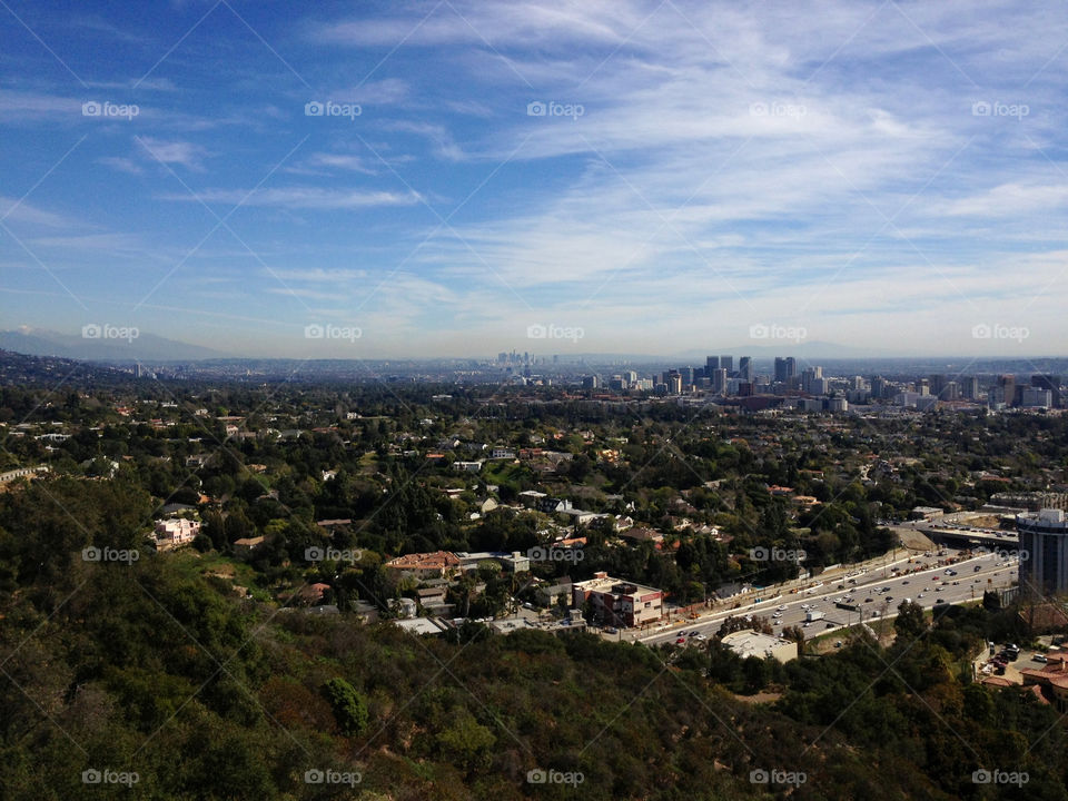 View of Los Angeles from Getty Center