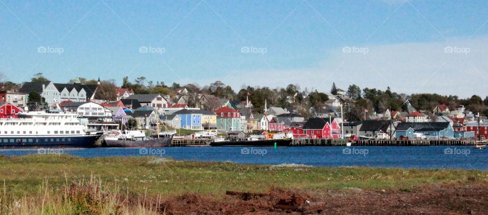 View of picturesque Lunenburg