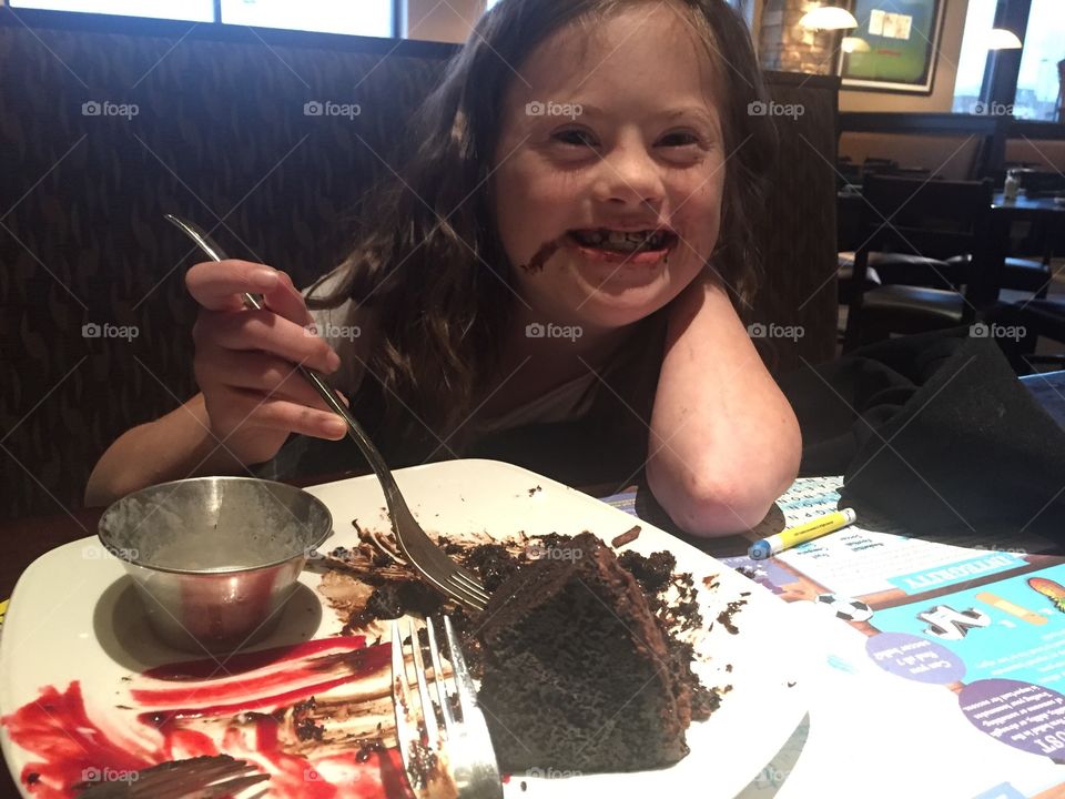 everyone loves chocolate cake