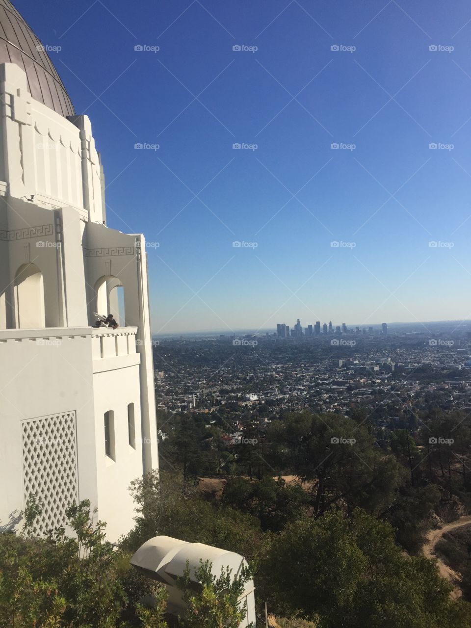 The view from the Griffith Observatory, LA
