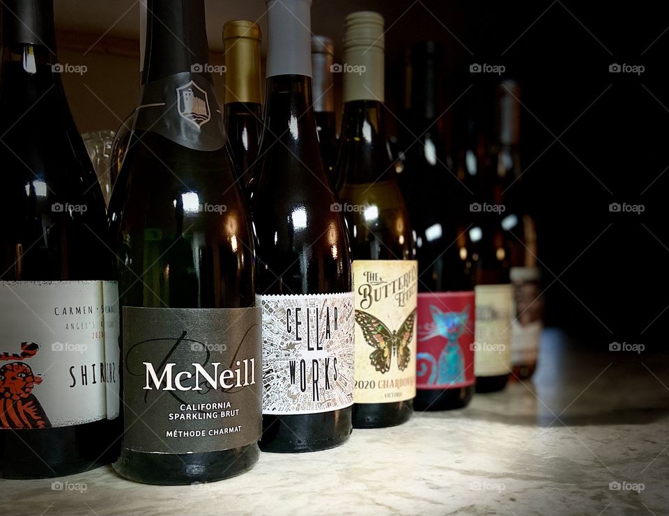 a lovely wine selection 