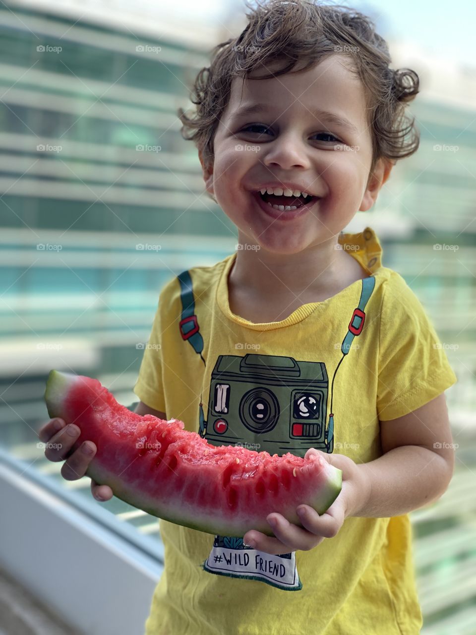 Eat watermelon and smile