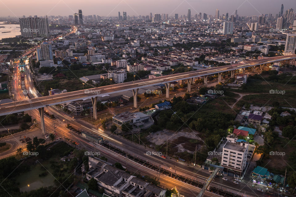 Highway in Bangkok Thailand 