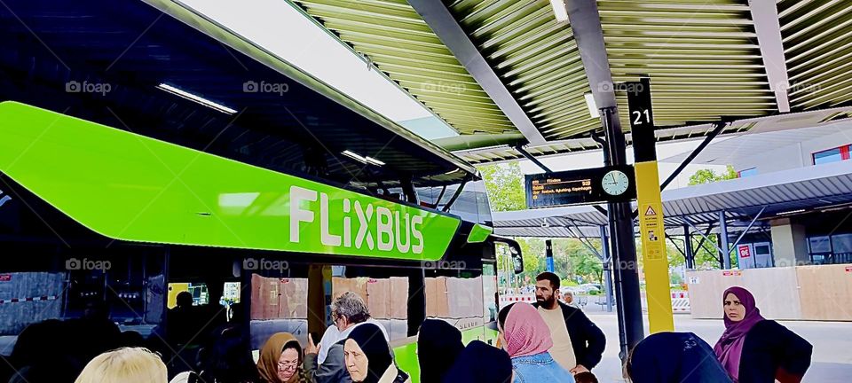 This is the “Flix Bus”, a German bus charter franchise that brings people to places like “Berlin” or “Rostock” by the “Baltic Sea”, the “Ostsee” in the native tongue. 2023. Hypnotic Productions