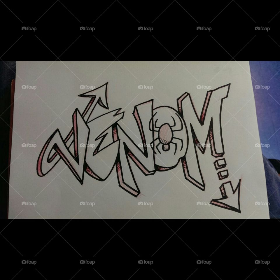 Venom-Graffiti. a quick sketch for graffiti
