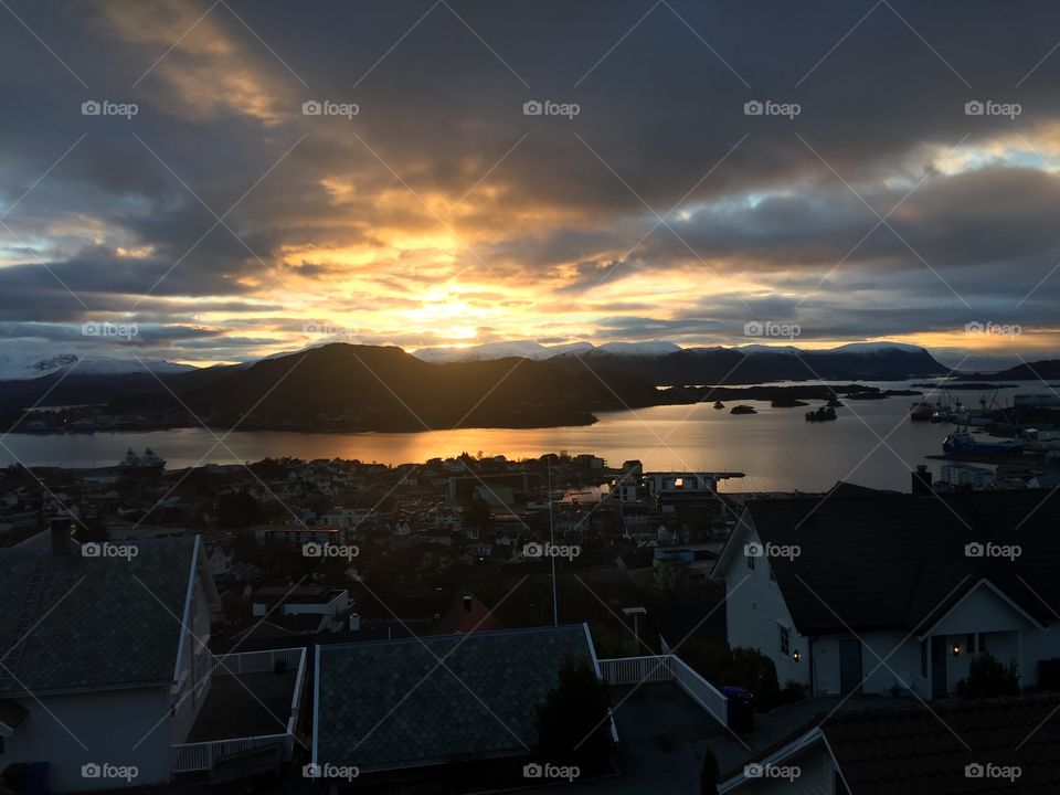 Sunset in Norway
