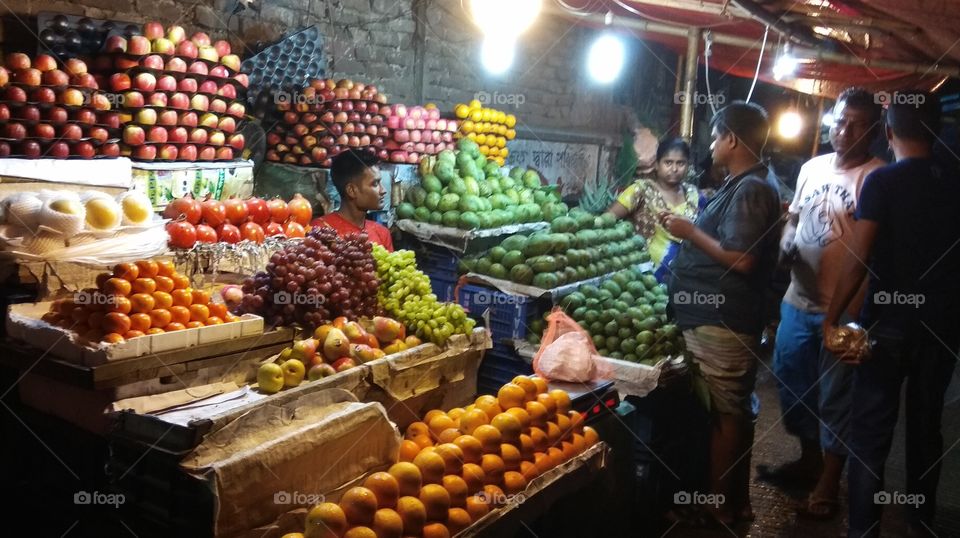 street fruits Shop in bangladesh