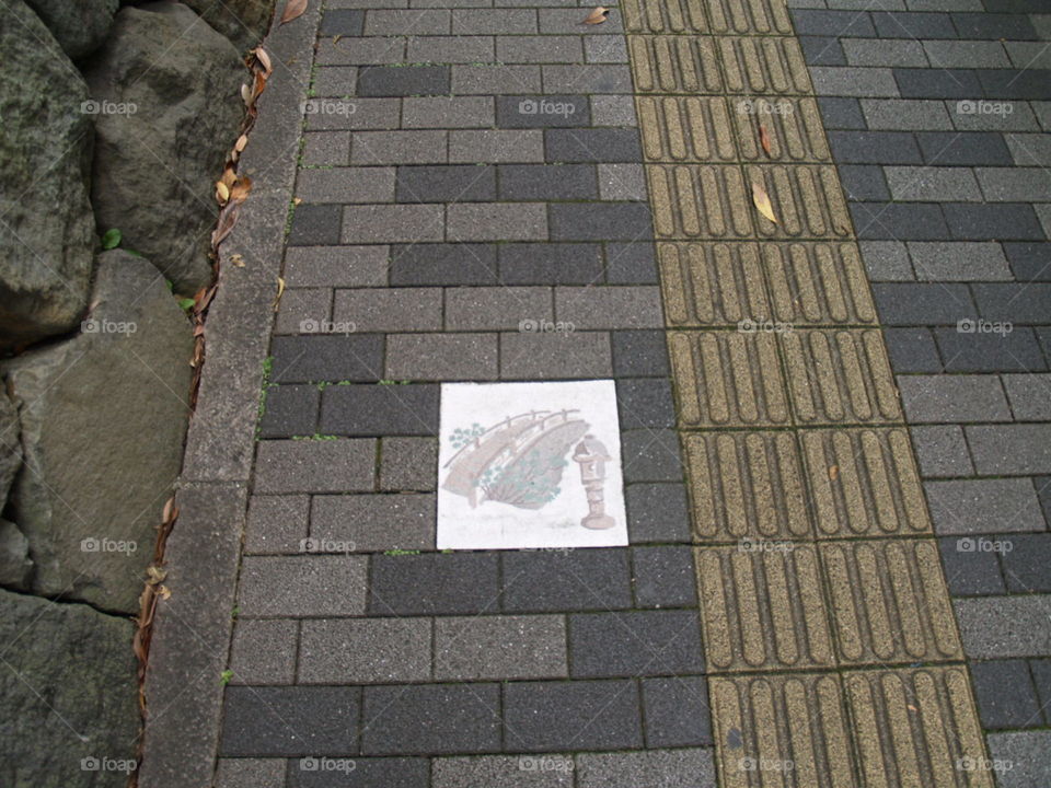 Pave in Tokyo street