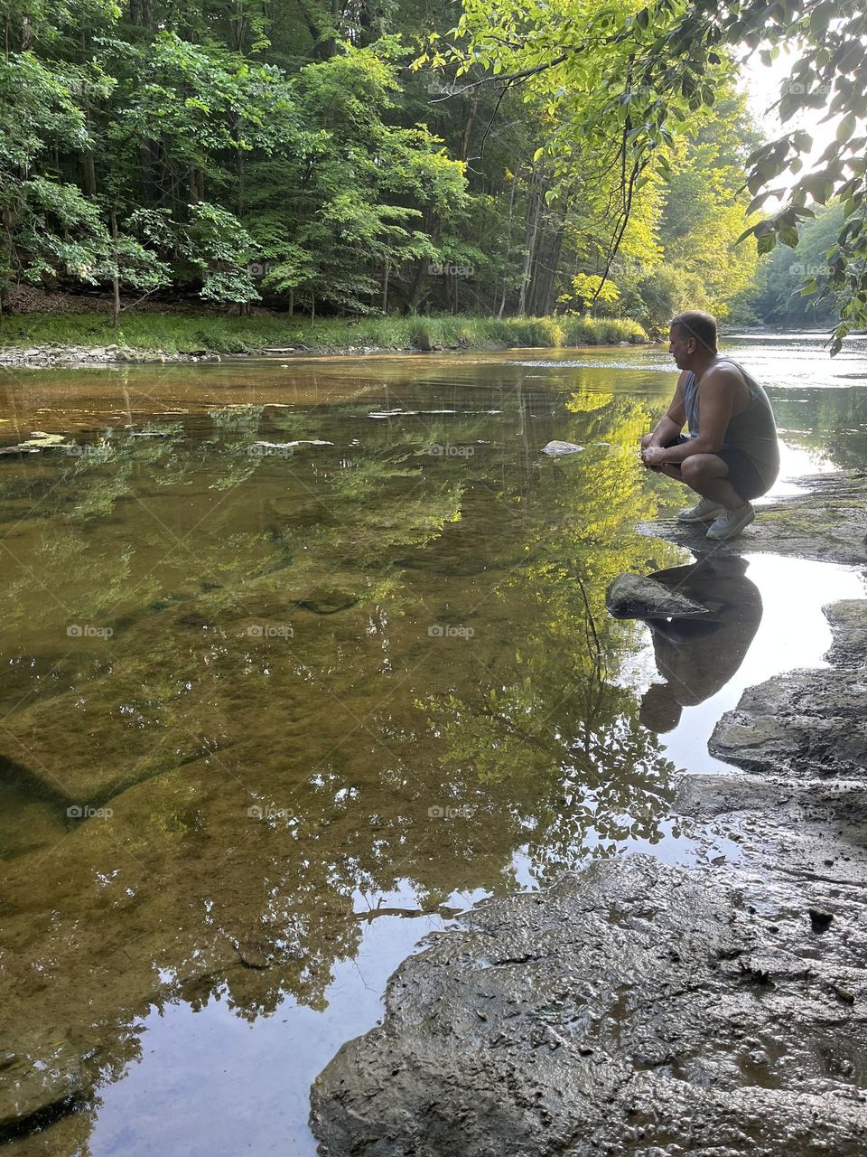 Summertime in the black river