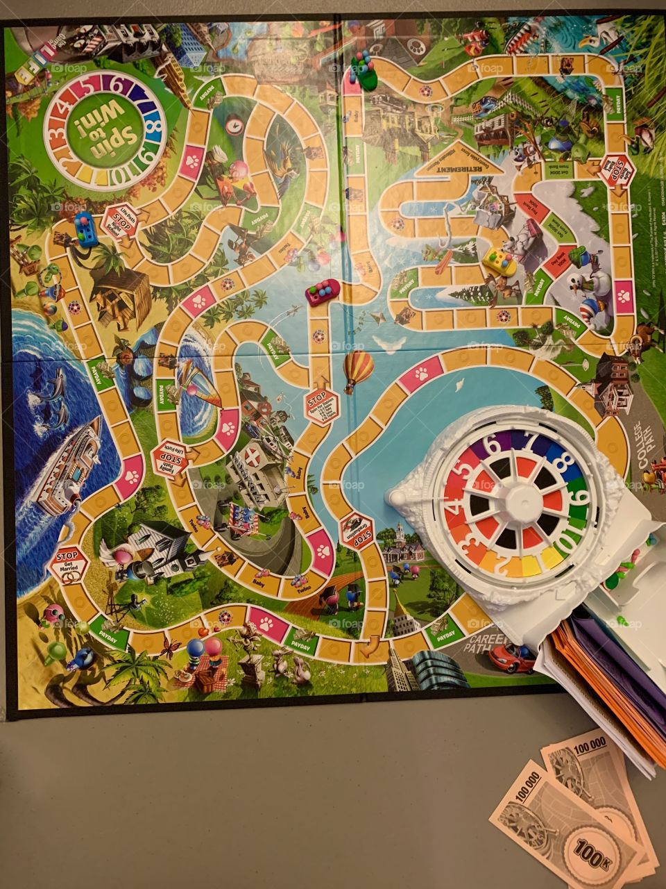 Board game of life