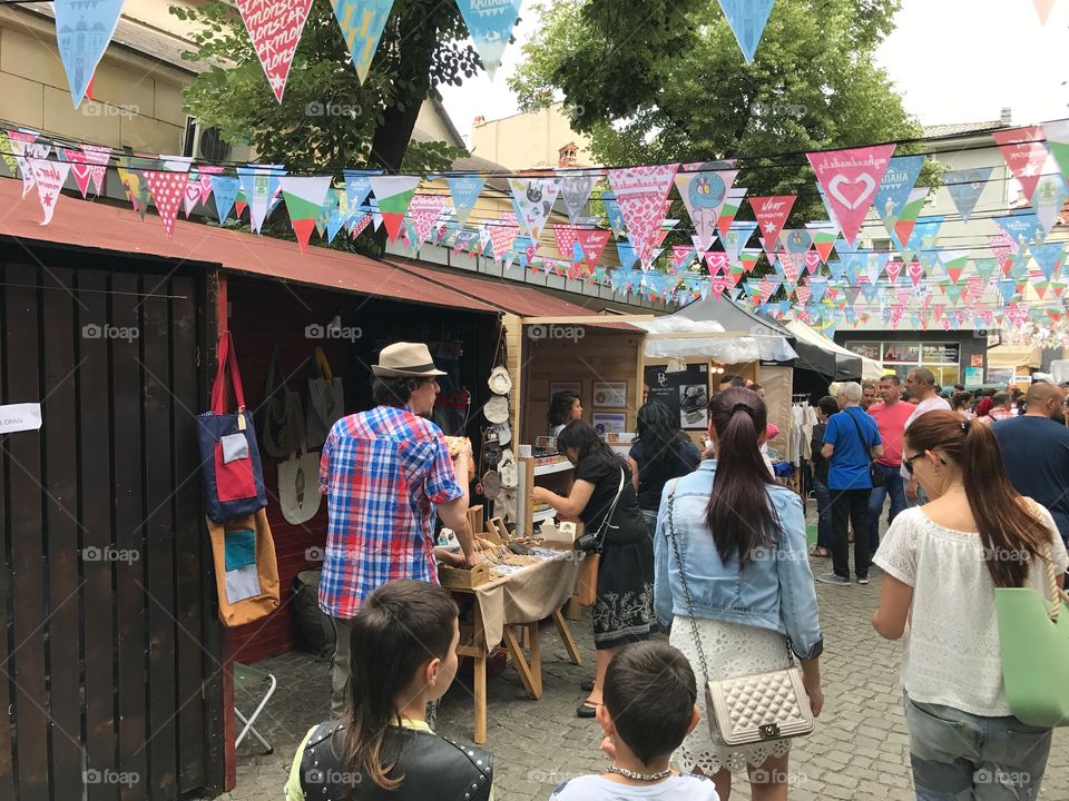 People, Group, Festival, Street, Woman