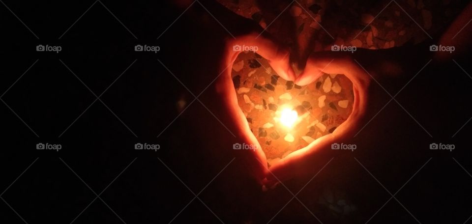 A burning heart is more beautiful than normal one .🌃🔥:)