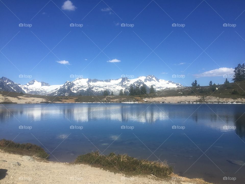 Water, Lake, Landscape, No Person, Mountain