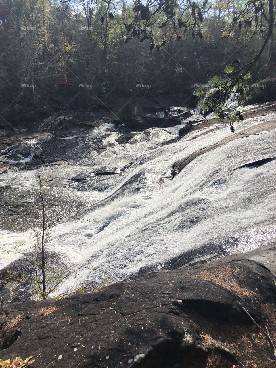 A beautiful waterfall in Georgia 