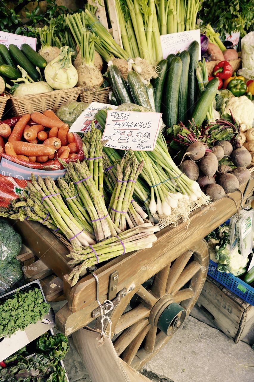 Market. Food store