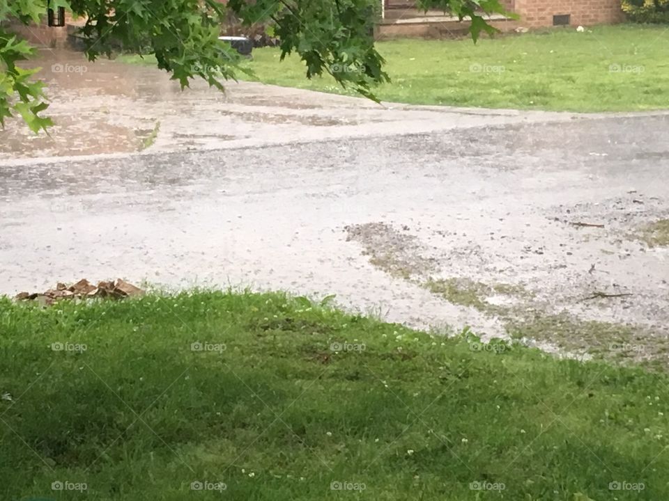 When it rains it pours in just a matter of moments this is how much rain fall we have received at home.