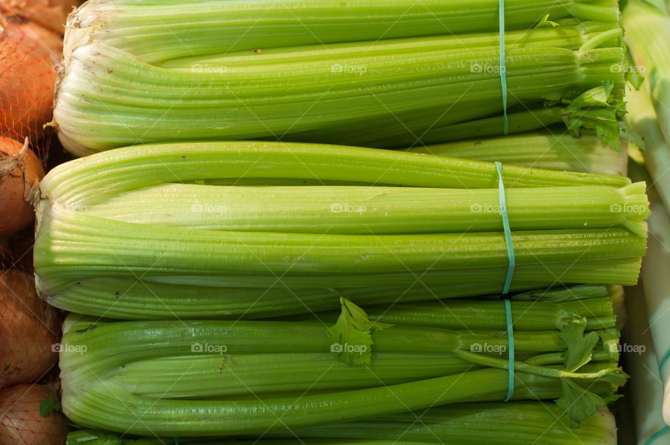 Celery bunches