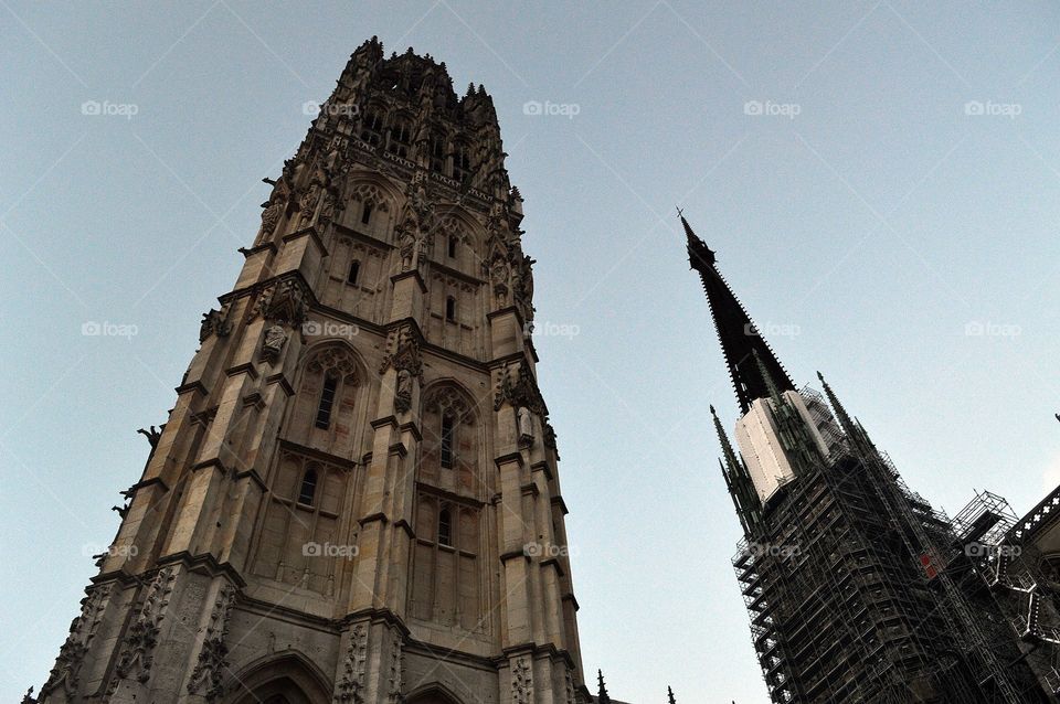 Construcción en una catedral 