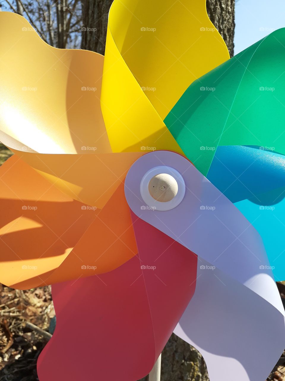 Rainbow Pinwheel