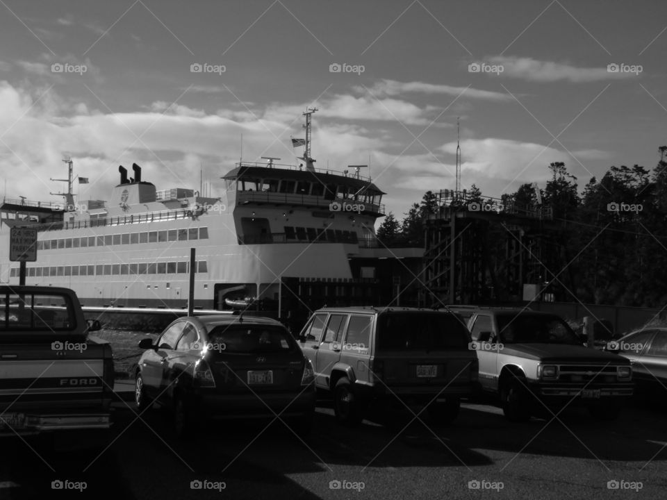 Ferry black and white